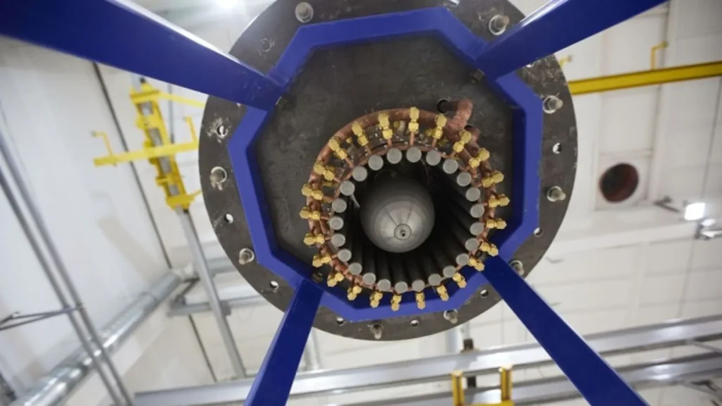 Imagen del prototipo de motor de plasma