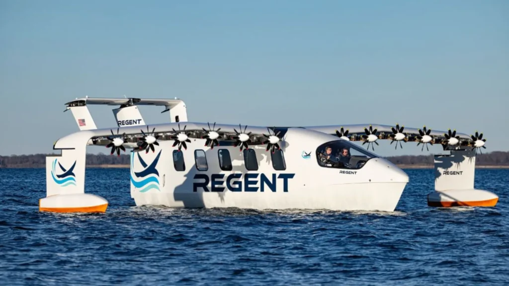 Prueban el Viceroy, un planeador marino eléctrico para pasajeros