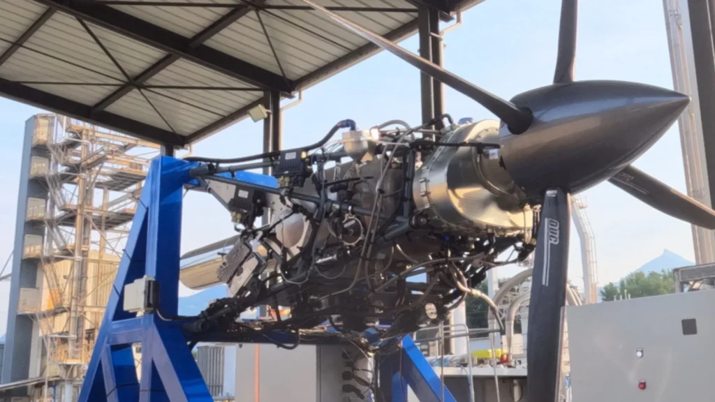 Turbina de hidrógeno líquido para aviación ligera