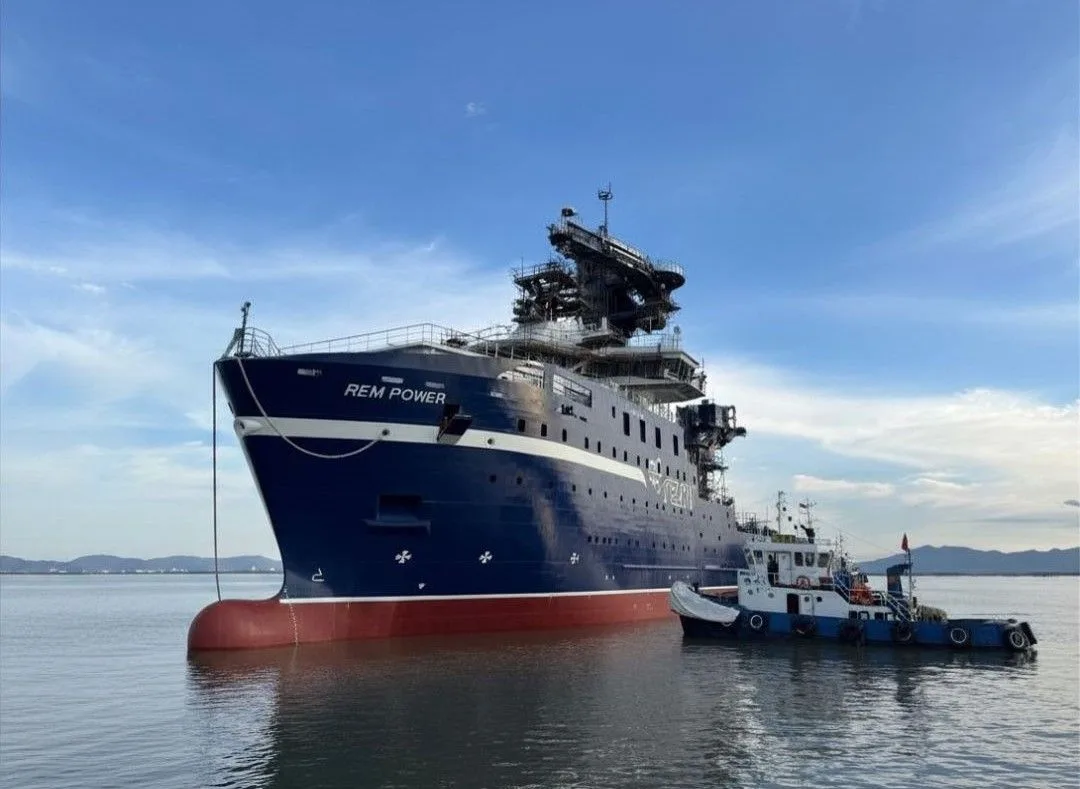 El Rem Ocean salió de Vietnam rumbo a Noruega para completar su equipamiento final en Myklebust Verft.