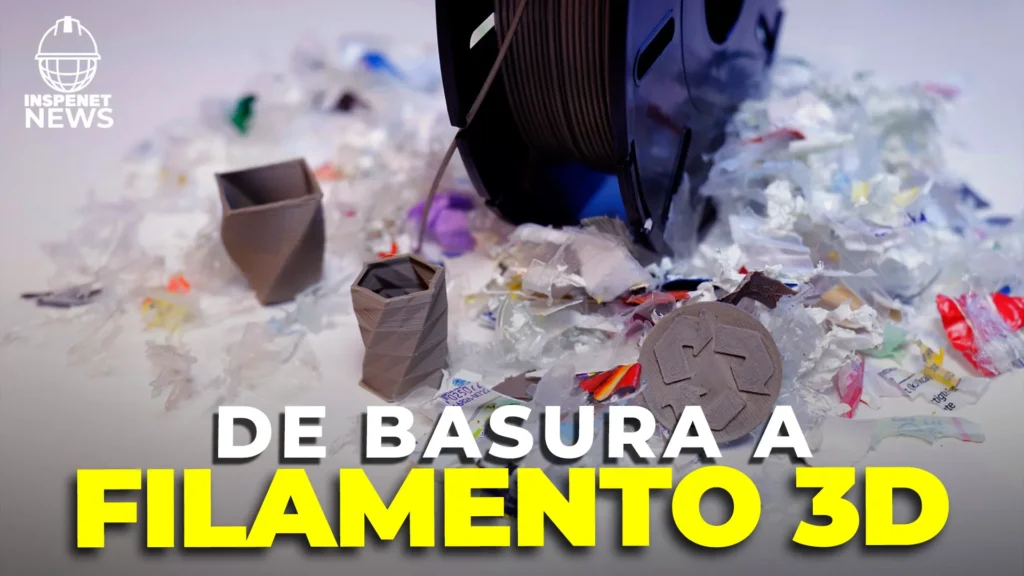 Reciclaje de plásticos: del residuo doméstico al filamento 3D