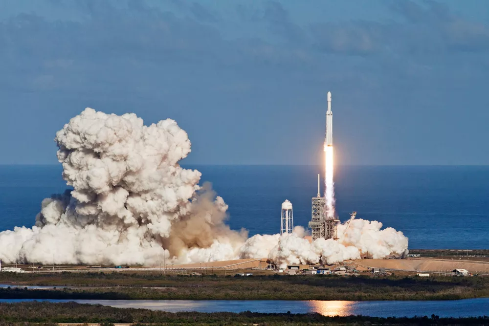 Lanzamiento de un cohete de SpaceX