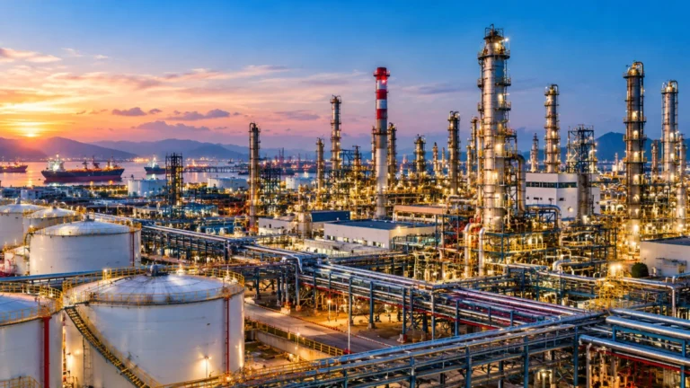 Chinese refineries y plantas de procesamiento de combustible