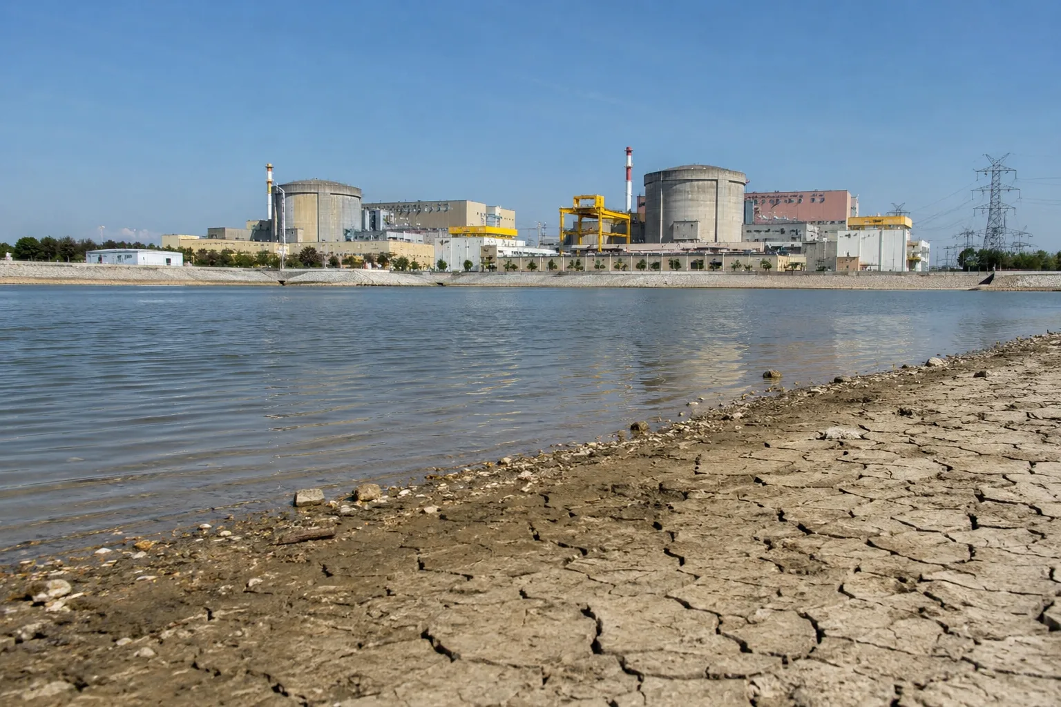 Refrigeración de Cernavodă afectada por el bajo nivel del Danubio en Rumania