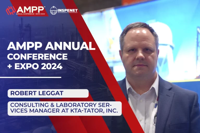 Robert Leggat from KTA-Tator at AMPP 2024