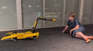 Learn about the project that connects human brain signals with the Spot robot