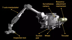 Mitsubishi presenta robot submarino para inspecciones de reactores nucleares en Japón