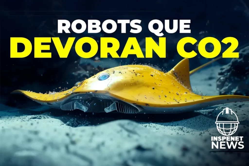 Mantas robóticas limpian océanos y combaten el CO2