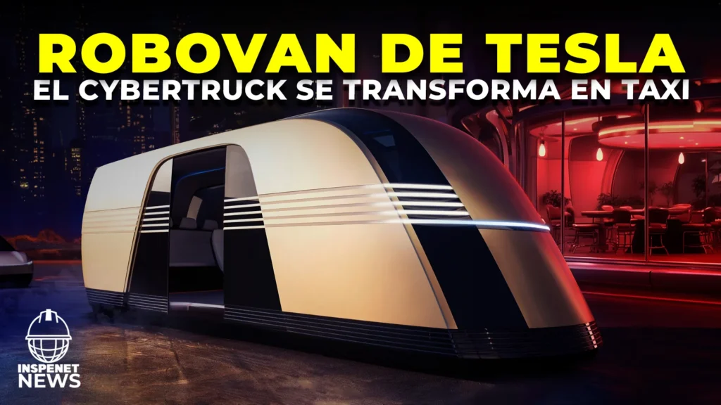 Tesla revoluciona el transporte autónomo con el Robovan: El taxi del futuro que llega por menos de 30,000 dólares