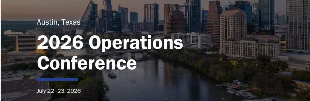 SGA Operations Conference 2026: Innovation and Operational Excellence