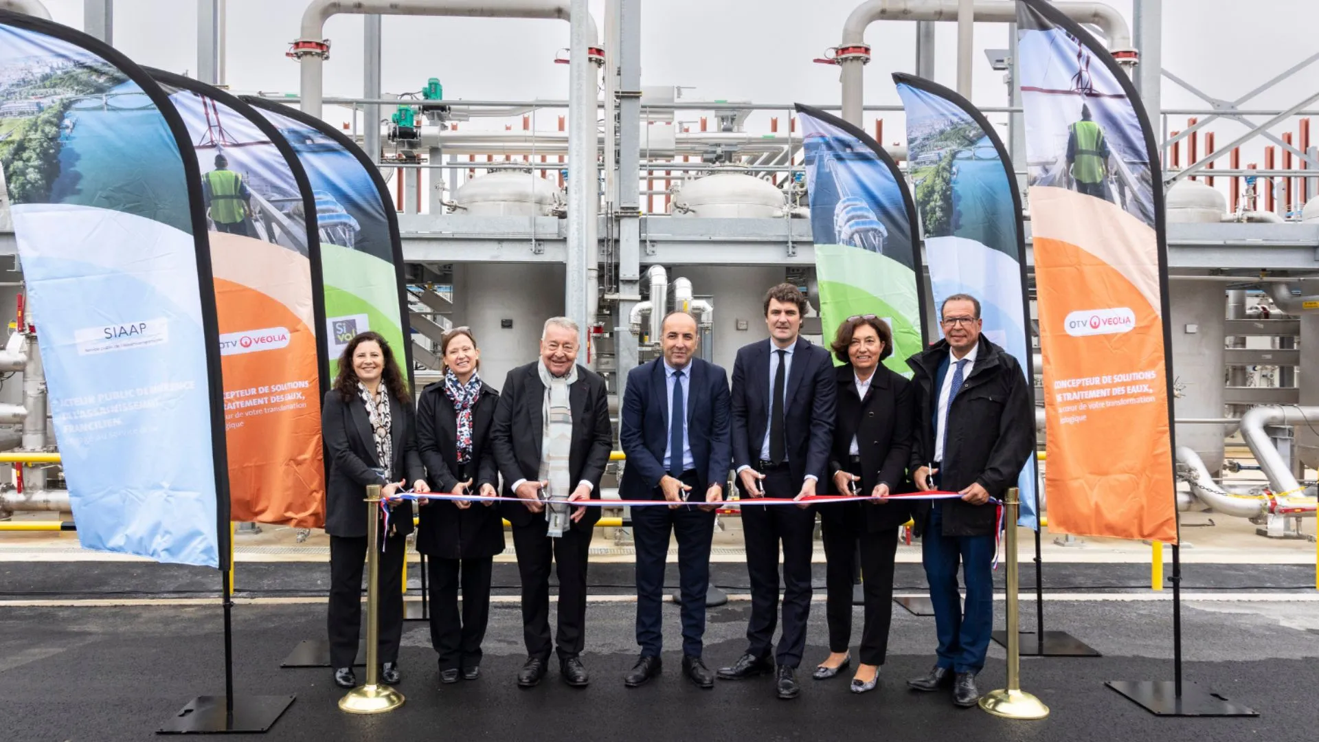 SIAAP y Veolia inauguran planta de biometano