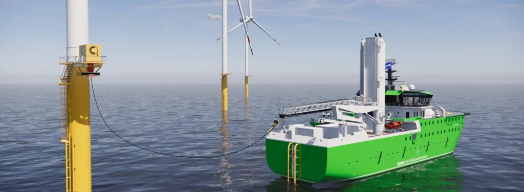 ¡Presentan el primer SOV eléctrico cargable en el mar!