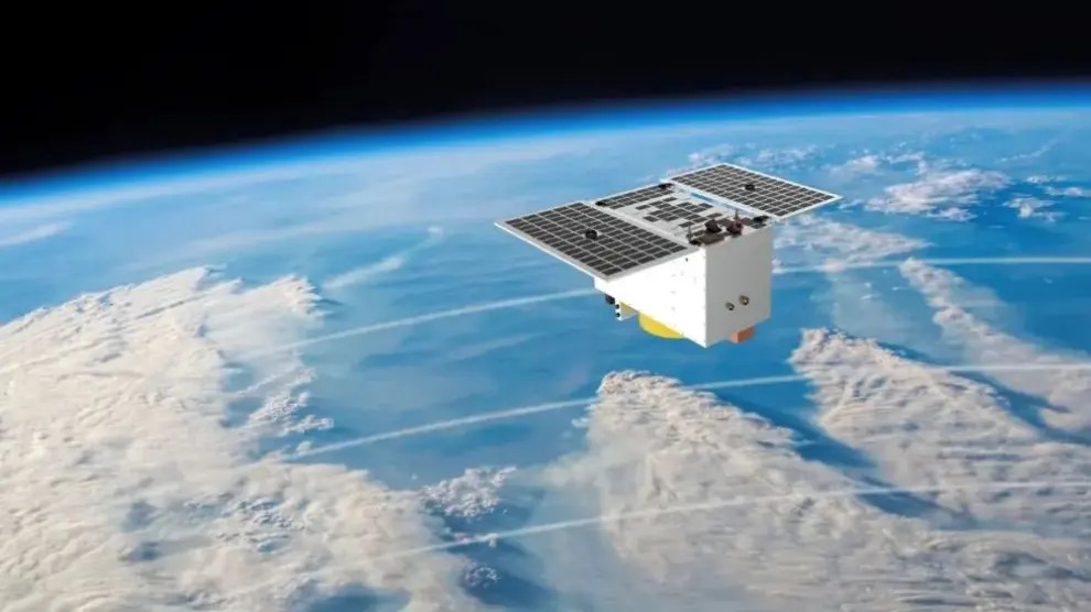 satélite con inteligencia artificial