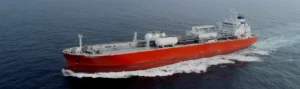EXMAR recibe el primer buque oceánico propulsado por amoníaco dual