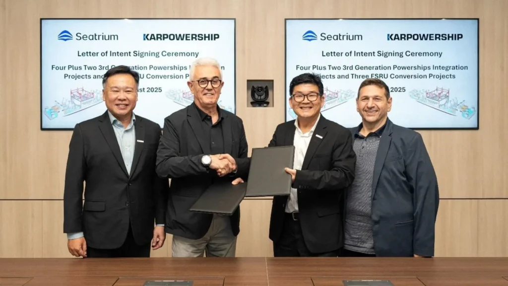 Seatrium y Karpowership acuerdan integrar Powerships y convertir buques FSRU