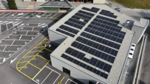Serfontana shopping center achieves solar self-sufficiency