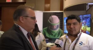 Sponyat-Jet presentó su abrasivo ecológico en IMCORRS 2023