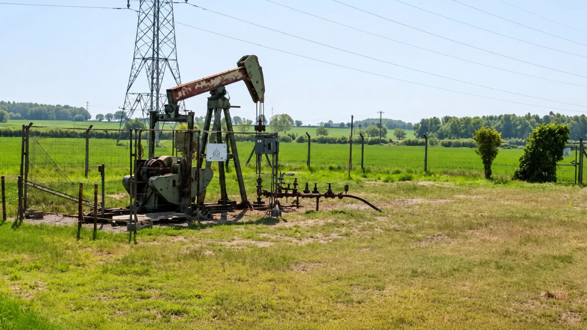 Pozo petrolero terrestre que CeraPhi podría reconvertir para producir energía geotérmica limpia en el Reino Unido.