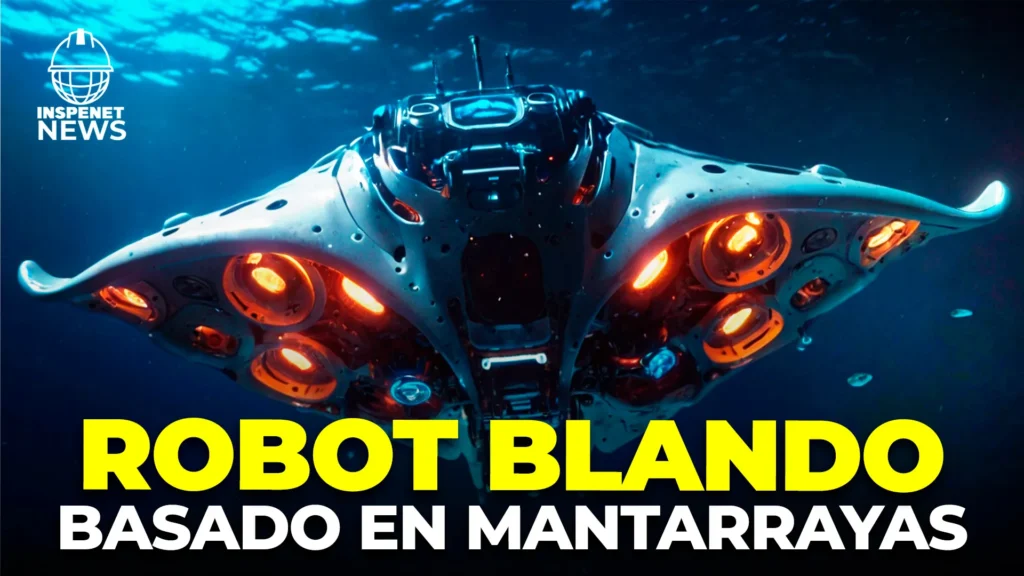 El robot blando inspirado en mantarrayas que lidera la velocidad marina