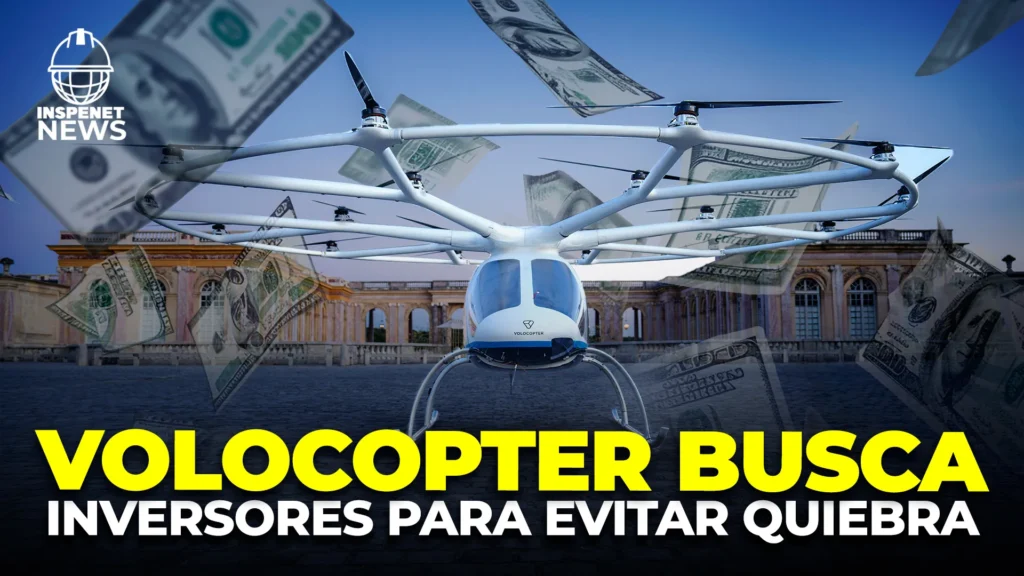 Volocopter en crisis financiera: busca salvar su aeronave VoloCity