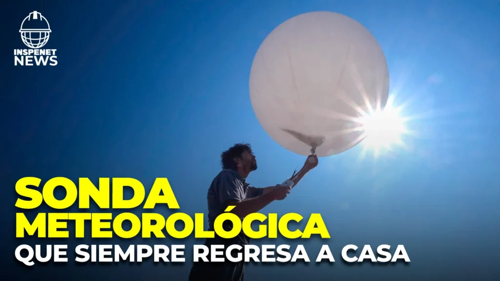 Radiosonda meteorológica innovadora se recupera automáticamente tras su lanzamiento