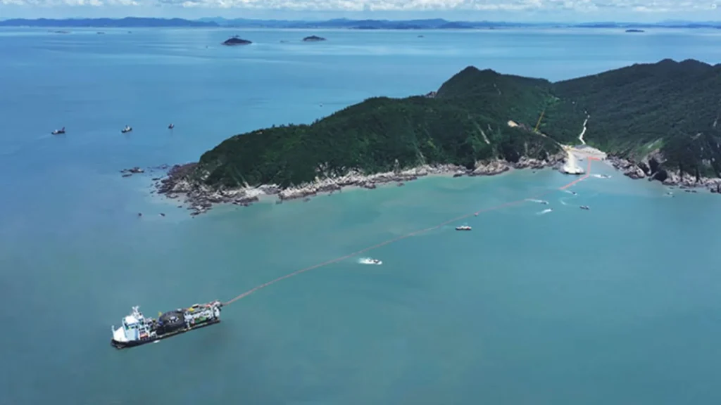 Taihan completa tendido de cables