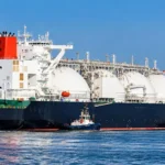 Buque de GNL asociado a las operaciones de la Terminal Gate en Róterdam