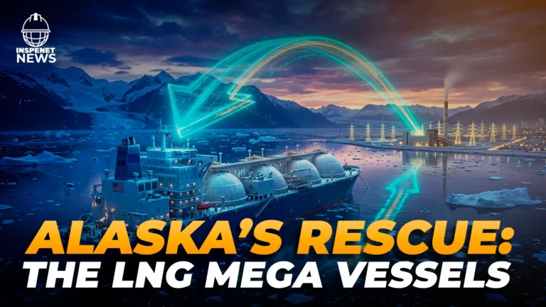 The FSRU project transports liquefied natural gas to bolster Alaska's energy security using a floating storage and regasification unit.