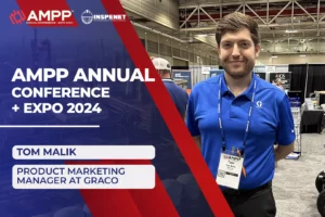 Tom Malik from Graco at AMPP 2024