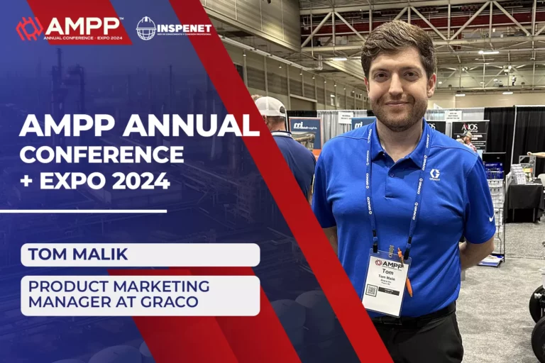 Tom Malik from Graco at AMPP 2024