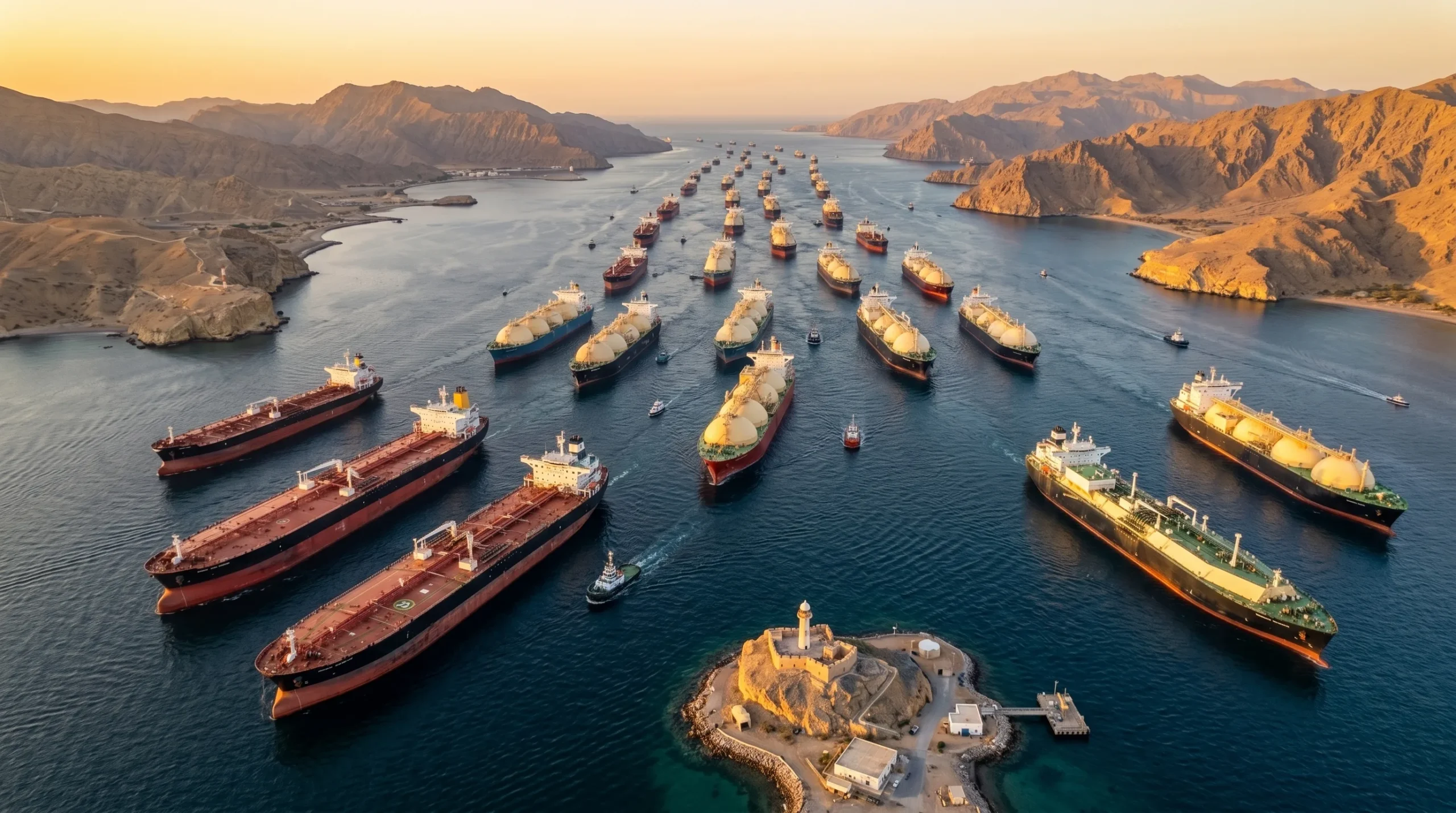 Tráfico marítimo en el Estrecho de Hormuz influye en el precio Brent y los mercados energéticos globales. precio Brent Hormuz Irán