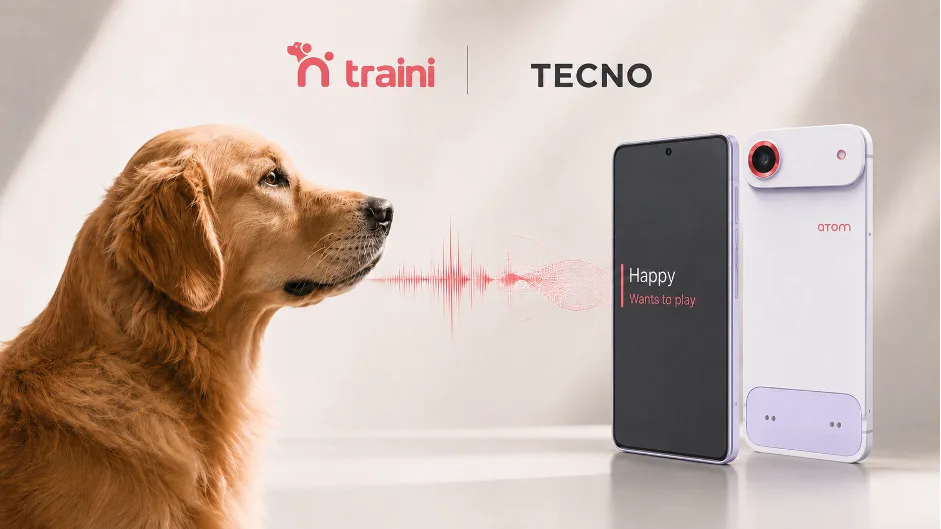 Traini y TECNO llevan la IA para mascotas al smartphone