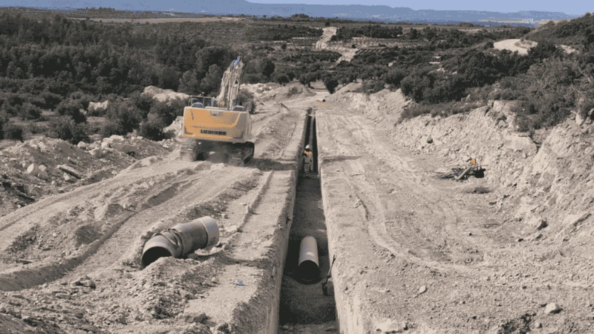 Tuberías PRFV en el canal Segarra Garrigues