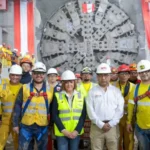 Delia tunnel boring machine arrives at Elio station and strengthens the progress of Metro de Lima