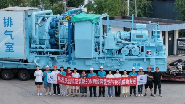 Turbina de gas de hidrógeno puro llega a Mongolia