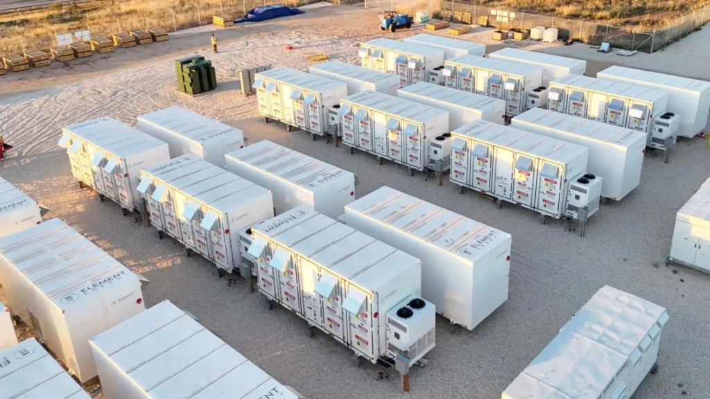 Un sistema de baterías de segunda vida de Element Energy