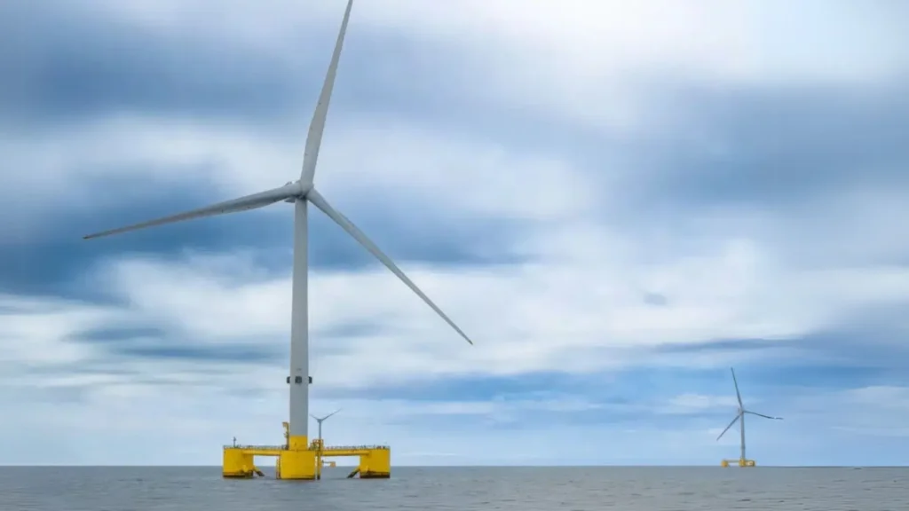 Un parque eólico marino flotante en Escocia por Cenos