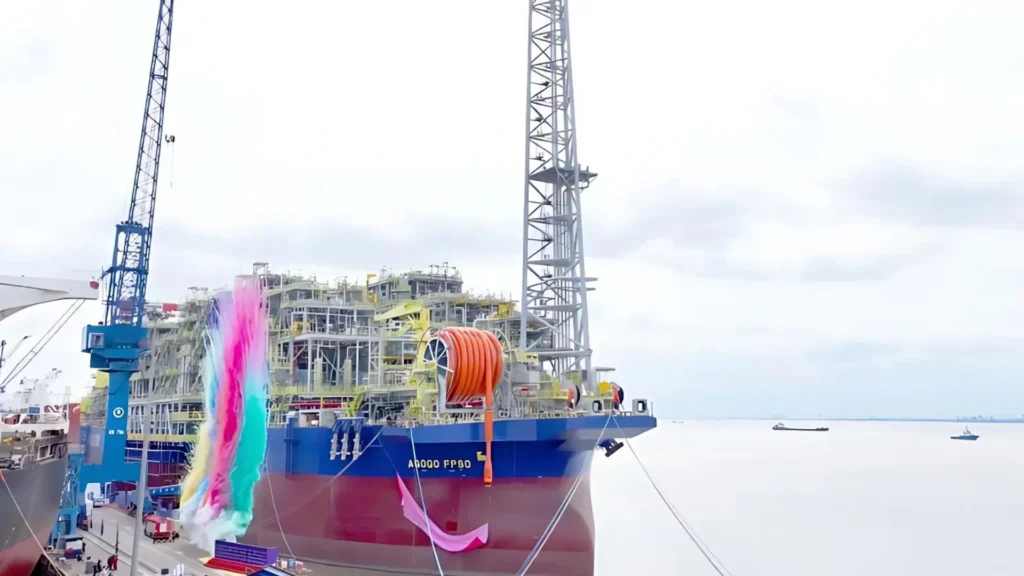 Una ceremonia especial del FPSO Agogo de Yinson Production