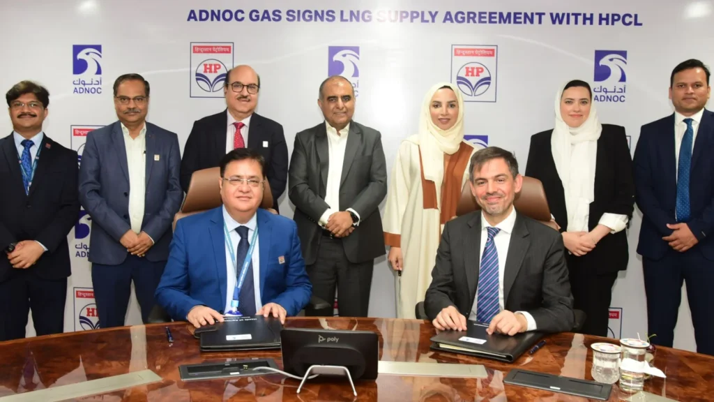Hindustan Petroleum asegura suministro de GNL por 10 años desde Emiratos Árabes