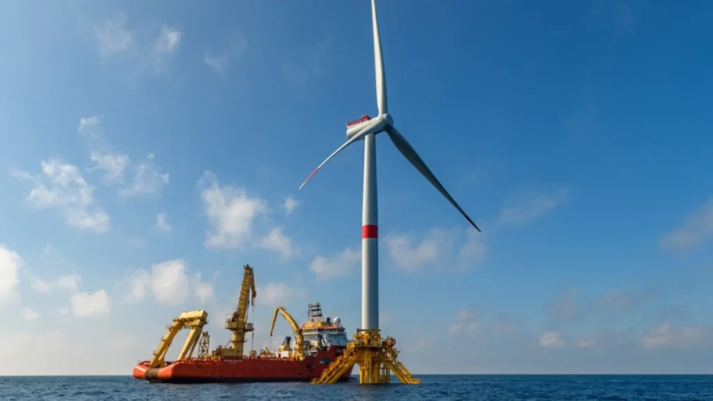 Turbina eólica flotante