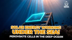 Underwater solar cells generate electricity at 10 meters