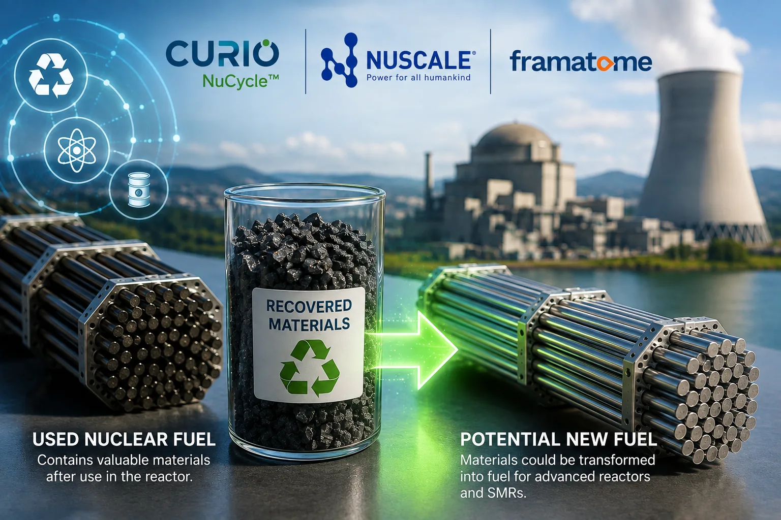 Used nuclear fuel for future advanced reactors and SMRs