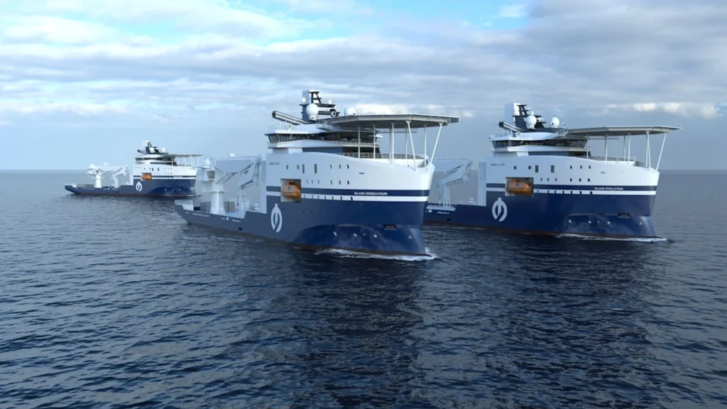 buque híbrido de construcción de energía oceánica