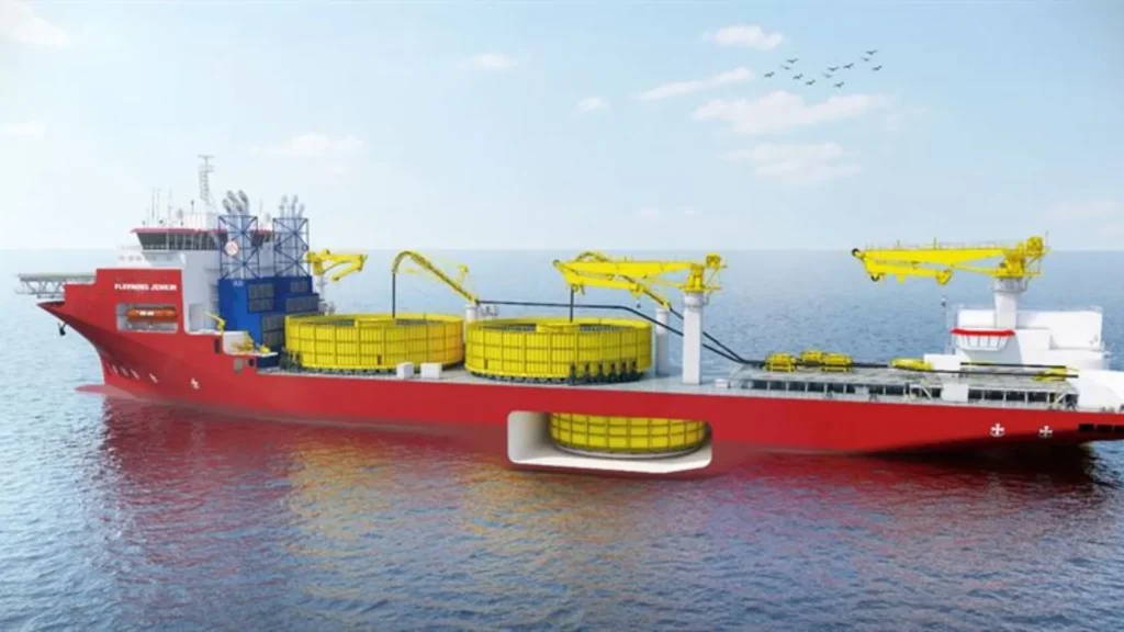 La empresa Valmet suministra buques tendidores de cables impulsados por metanol para Jan De Nul