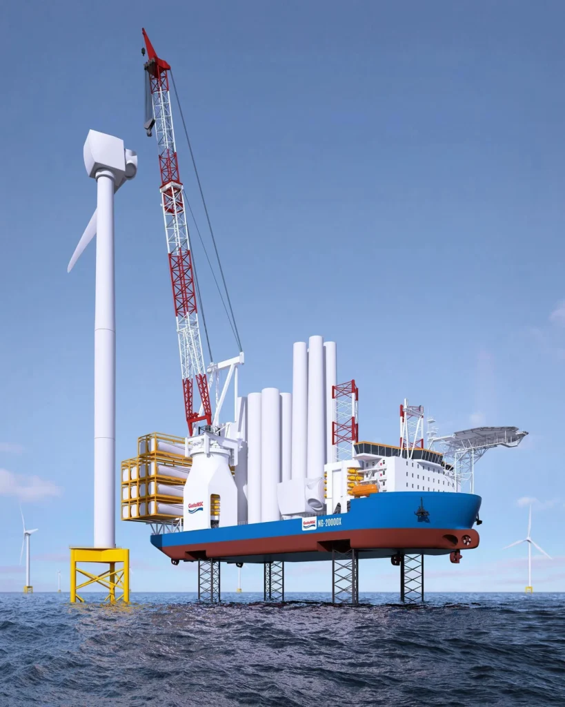 GustoMSC introduces ASYM R&P technology for offshore wind installation vessels