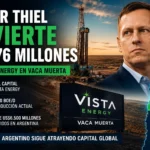 Vista Energy en Vaca Muerta tras inversión de Peter Thiel