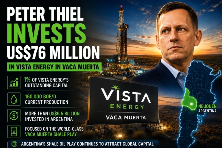 Vista Energy in Vaca Muerta following Peter Thiel’s investment