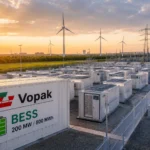 Vopak BESS con sistema de almacenamiento en baterías de 200 MW y 800 MWh conectado a la red eléctrica de Países Bajos