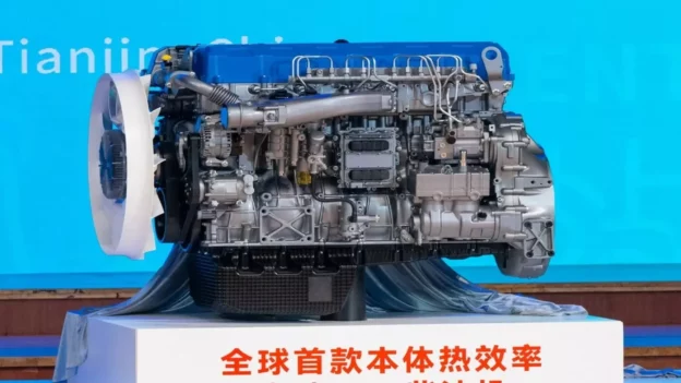 Weichai Power presentó un motor diésel con una eficiencia térmica récord
