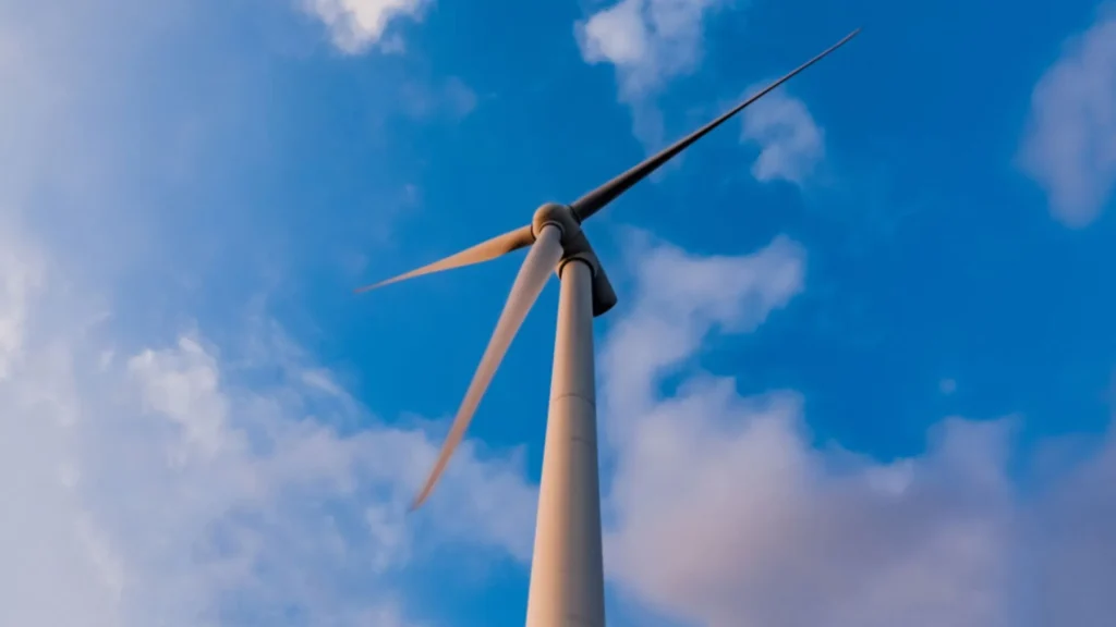 Imagen referencial del parque eólico General Levalle en Argentina